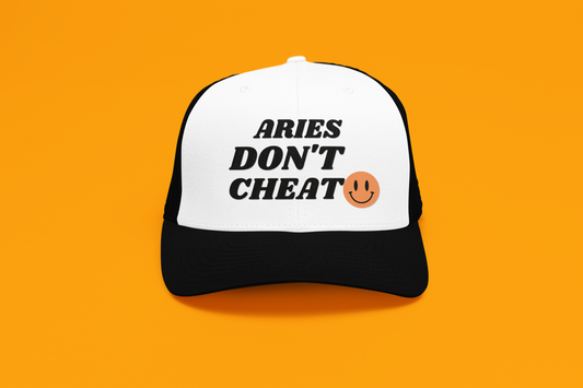 Aries Don't Cheat Trucker Hat