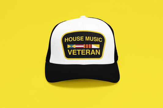 House Music Veteran Trucker Hat